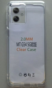 TPU maska CLEAR SOLID za Motorola Moto G54 Power 2023 (6.50") providna