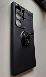 TPU maska MAGNET RING za SAMSUNG SM-S928B, Galaxy S24 Ultra 2024 (6.8") crna - Img 2
