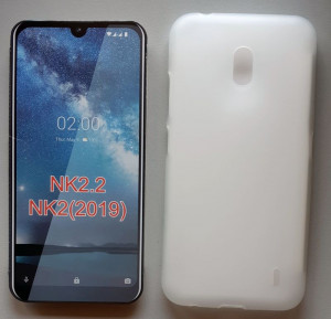 TPU maska Pudding za Nokia 2.2 2019 (5.71"), crna/bela - Img 2