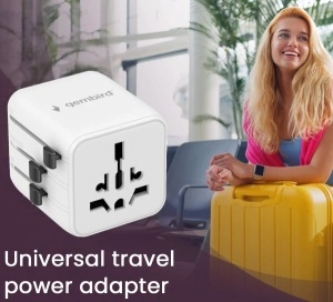 Travel Adapter univerzalni TPA-INT-01-W Gembird, EU, USA, UK, AU