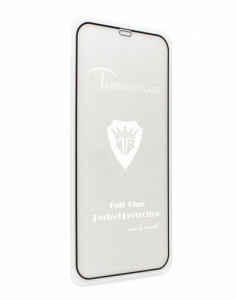 Zaštitno kaljeno staklo 5D Full Glue za iPhone 12 Mini 2020 (5.4") crni rub