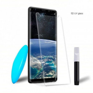 Zaštitno staklo UV Glue za Galaxy SM-G955F Galaxy S8 Plus 2018, S9 Plus (6.2") zakrivljeno, providno