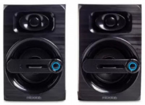 Zvučnici 2.0 Microlab B-23, Drveni zvučnici crni, 6W RMS (2 x 3W), USB napajanje, 3,5mm - Img 4