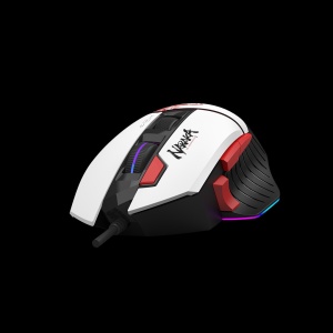 Gejmerski miš, A4Tech A4-W95 Max NARAKA, Bloody RGB Gejmerski mis, 2000Hz/100-12.000 DPI, White, USB kabl 135mm - Img 3