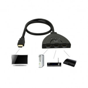 HDMI svič sa 3 HDMI ženska porta za ulaz i 1 za izlaz prema TV-u, 0HS013 - Img 3