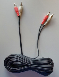 kabl produžni 2 X rca na 2 x RCA  dužina 5M