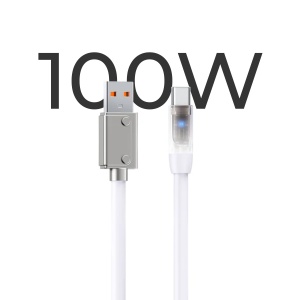 Kabl USB A na TYPE C, REMAX RC-C110 Mecha 100W brzo punjenje, 1.2m, beli