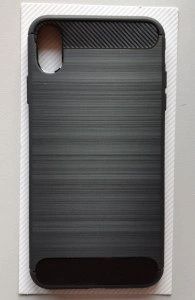 Maska BRUSHED za iPhone XS MAX (6.5") 2018, crna