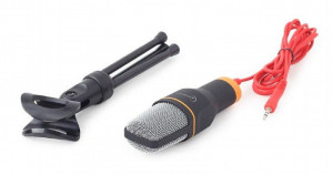 Mikrofon za računar, Gembird MIC-D-03, mikrofon sa tripodom 3,5mm black - Img 2