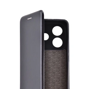 Preklopna futrola Flip LEATHER za XIAOMI Redmi Note 14 5G 2025 (6.67") crna - Img 2
