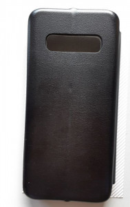 Preklopna futrola LEATHER za Samsung SM-G975F, Galaxy S10 Plus 2019 (6.4"),crna - Img 3