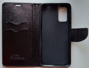 Preklopna futrola MERCURY za Xiaomi Redmi Note 9 4G 2020, Xiaomi Redmi 9T 2021 (6.53") crna - Img 2