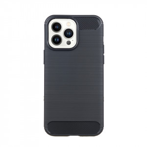 TPU maska BRUSHED za iPhone 14 Pro Max 2022 (6.7") crna
