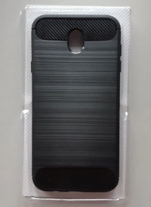 TPU maska BRUSHED za SM-J730F GALAXY J7 2017, crna