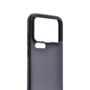 TPU maska BRUSHED za XIAOMI 17 PRO MAX 2025 (6.90") crna - Img 2