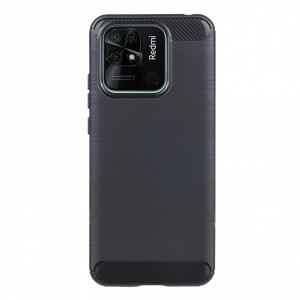 TPU maska BRUSHED za Xiaomi Redmi 10C 2022 (6.71") crna