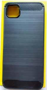 TPU maska BRUSHED za Xiaomi Redmi 9C 2020 (6.53") crna