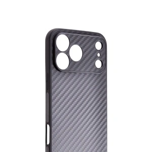 TPU maska CARBON 0.3mm za iPhone 17 Pro MAX 2025 (6.9") crna