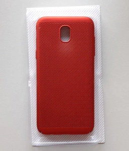 TPU/PC BREATH maska za SM-J530F Galaxy J5 2017 J5 PRO 2017 (5.2") crvena