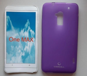 TPU Pudding maska za HTC One Max (5.9") 2013, ljubičasta