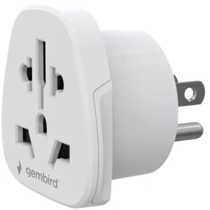 Travel Adapter A-AC-USMINTF Gembird, USA, 10A - Img 2