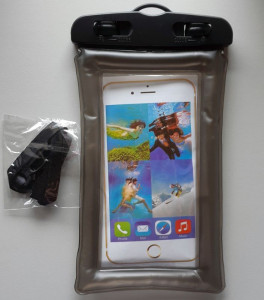 Univerzalna vodootporna futrola za smart telefone FLOAT, plava ili siva - Img 3