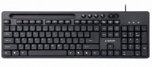 Žična USB tastatura Gembird KB-UM-108, 104 tastera, US raspored, s držačem za telefon - Img 3