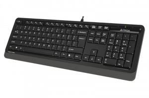 Žična USB tastatura USB A4tech A4-FK10 GREY Fstyler, sleek Multimedia comfort tastatura, FN funkcije, vodootporna, YU-LAYOUT - Img 3