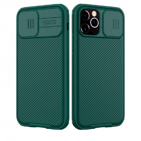 Husa Camshield Soft cu protectie pentru camera iPhone 11 Pro Max,Verde