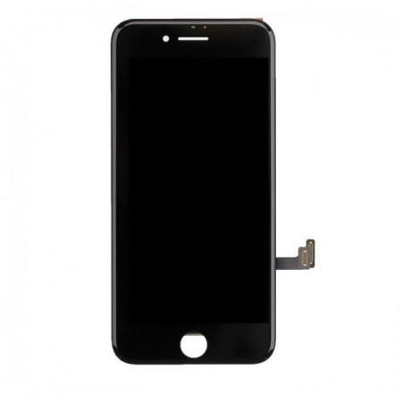 Ecran LCD clasic cu sticlă tactilă și cadru pentru Apple iPhone 7 - negru