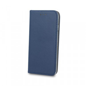 Husa flip carte Huawei P40 Lite E Navy Blue, Inchidere Magnetica , Antisoc
