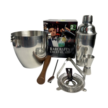 Set de instrumente de 5l pentru coctail 7 în 1 din oțel inoxidabil