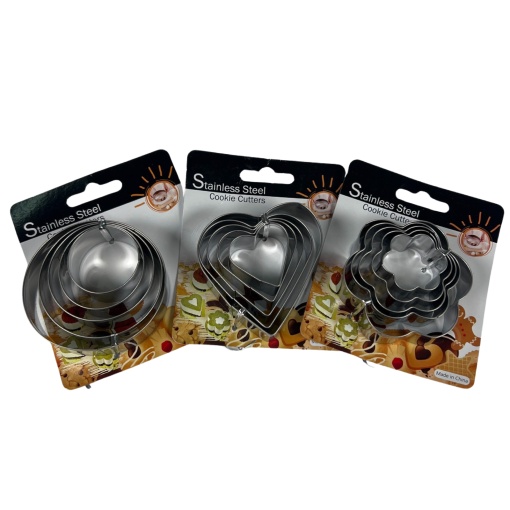 Set 5 forme prajituri inox