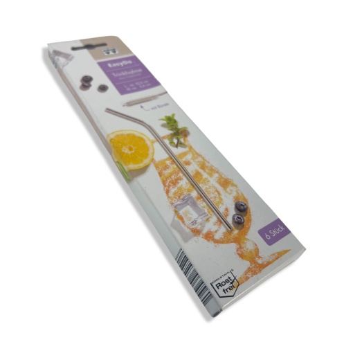 Set 6 pie inox 22cm reutilizabile
