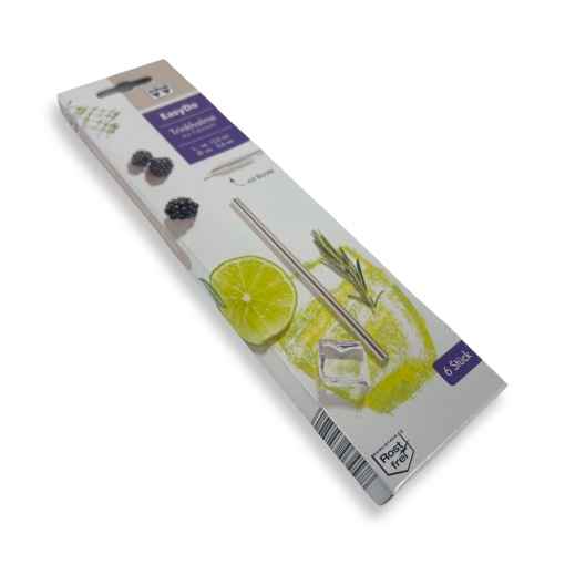 Set 6 pie inox 12cm reutilizabile