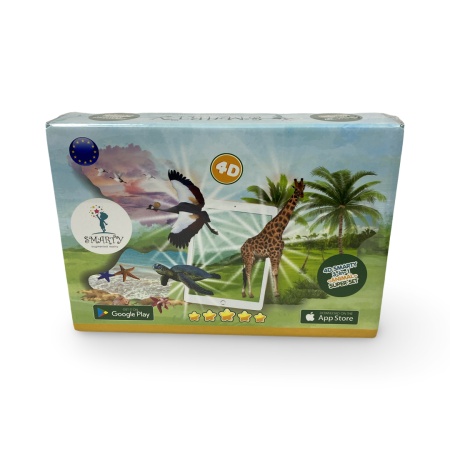 Set de cartonase interactive 4d cu animale