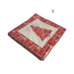 Servetele de hartie 20 buc 33x33cm Craciun div - Img 2