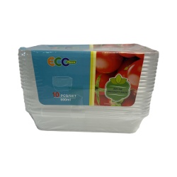 Set 10 caserole 500ml ECO Plasvn - Img 2