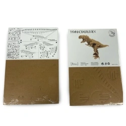 Puzzle din carton 3d 59 piese t-rex