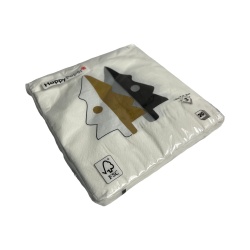 Servetele de hartie 20 buc 33x33cm briliant - Img 1