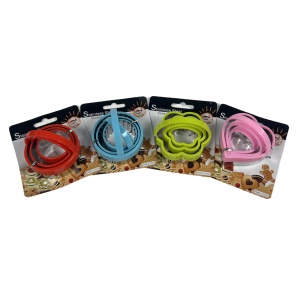 Set 3 forme prajituri inox cu maner plastic - Img 1