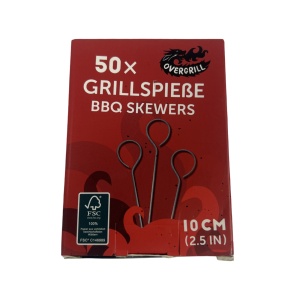 Set cuie metalice frigarui 10cm 50buc - Img 1