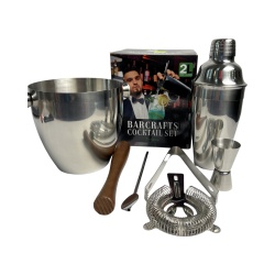 Set de instrumente de 5l pentru coctail 7 în 1 din oțel inoxidabil - Img 1