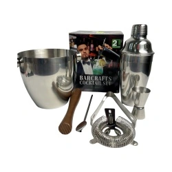 Set de instrumente de 5l pentru coctail 7 în 1 din oțel inoxidabil