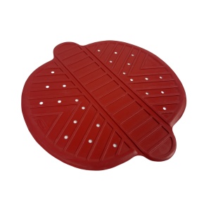 Covoras din cauciuc pentru chiuveta 29cm rosu