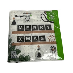 Servetele de hartie 20buc 33x33cm Merry xmas - Img 2