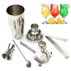 Set de instrumente de 5l pentru coctail 7 în 1 din oțel inoxidabil - Img 2