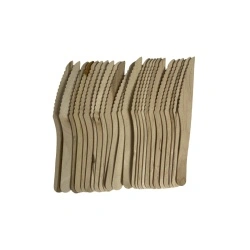 Linguri unica folosinta lemn 25buc 16cm