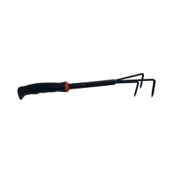 Mini cultivator tip grebla gradinarit maner cauciucat 35cm - Img 1