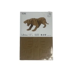Puzzle din carton 3d 56 piese tigru